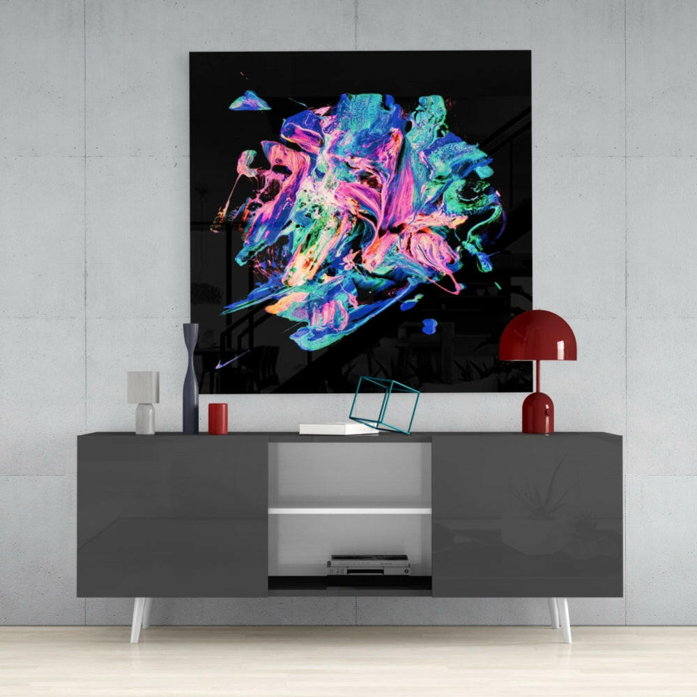 Insigneart USA Insigneart USA Dance of Colors Glass Wall Art