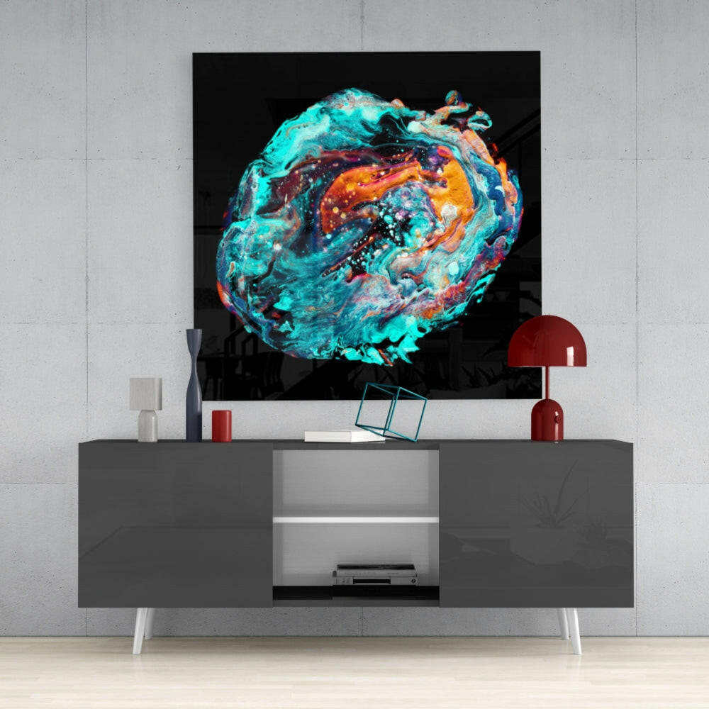 Insigneart USA Insigneart USA Dance of Colors Glass Wall Art