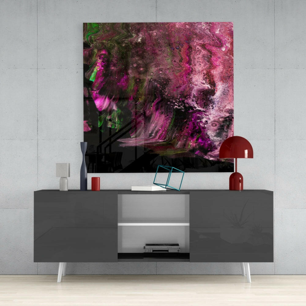 Insigneart USA Insigneart USA Flowing Colors Glass Wall Art