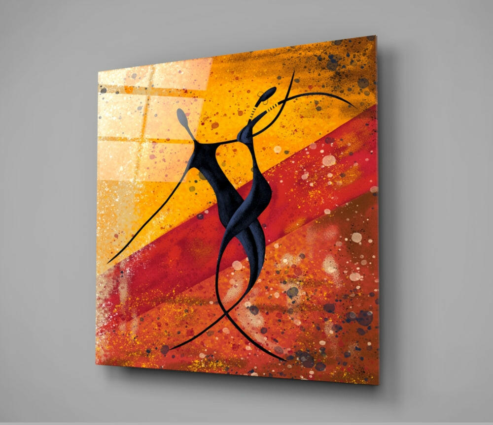 Insigneart USA Insigneart USA Dance of Shadows Glass Wall Art
