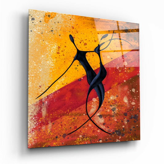 Insigneart USA Insigneart USA Dance of Shadows Glass Wall Art