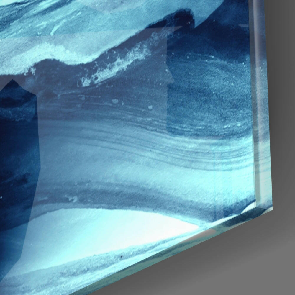 Insigneart USA Insigneart USA Abstract Waves Glass Wall Art