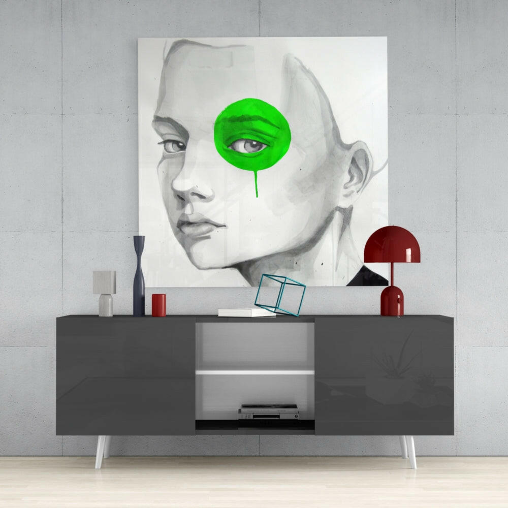 Insigneart USA Insigneart USA Green Look Glass Wall Art