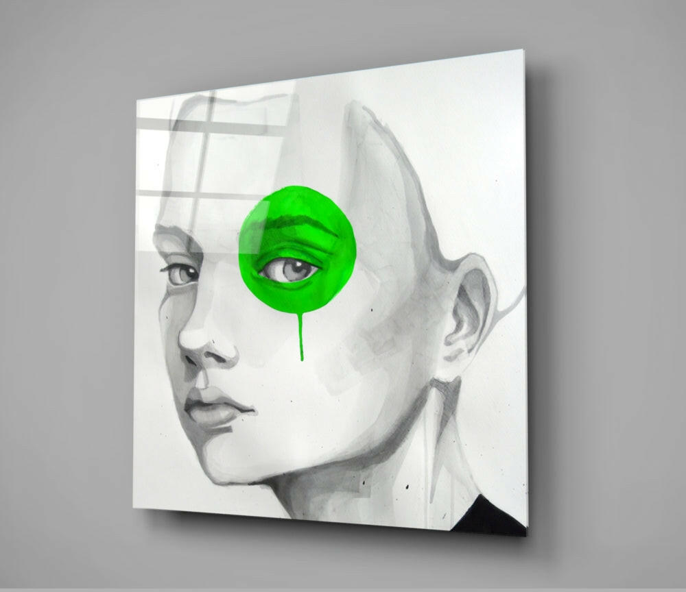 Insigneart USA Insigneart USA Green Look Glass Wall Art