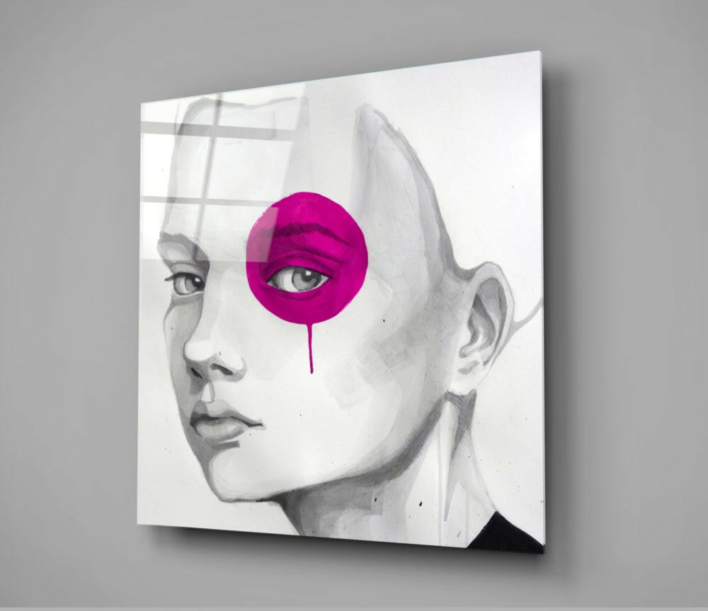 Insigneart USA Insigneart USA Pink Look Glass Wall Art