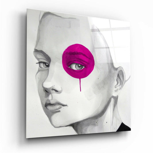 Insigneart USA Insigneart USA Pink Look Glass Wall Art