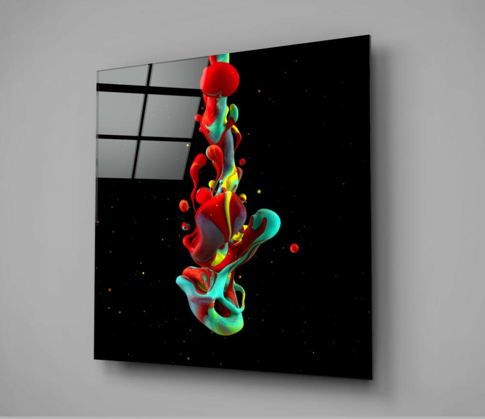 Insigneart USA Insigneart USA Dance of Colors Glass Wall Art