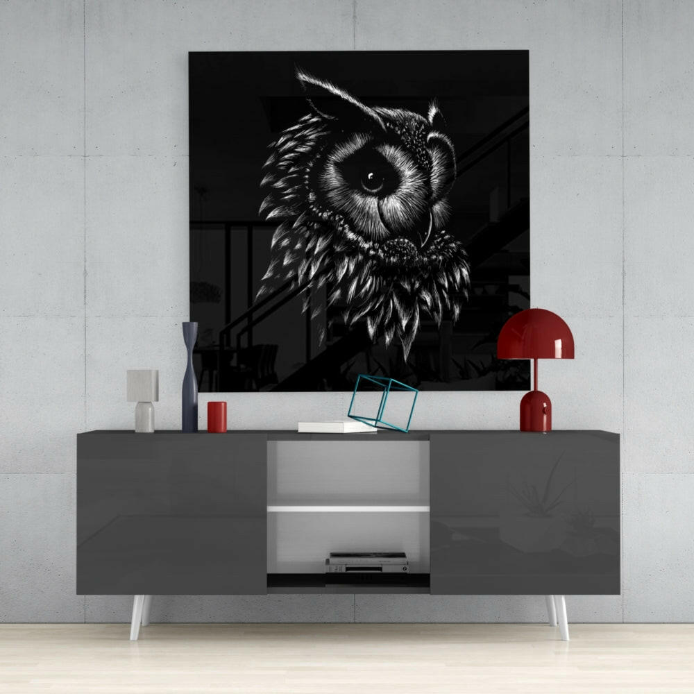 Insigneart USA Insigneart USA Owl Glass Wall Art