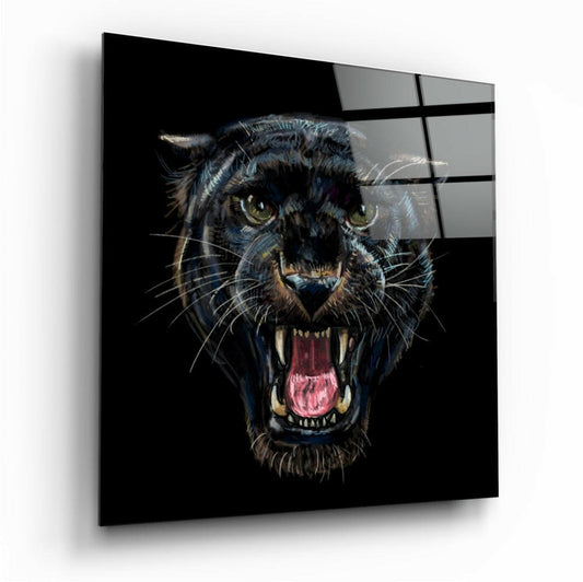 Insigneart USA Insigneart USA Jaguar Glass Wall Art