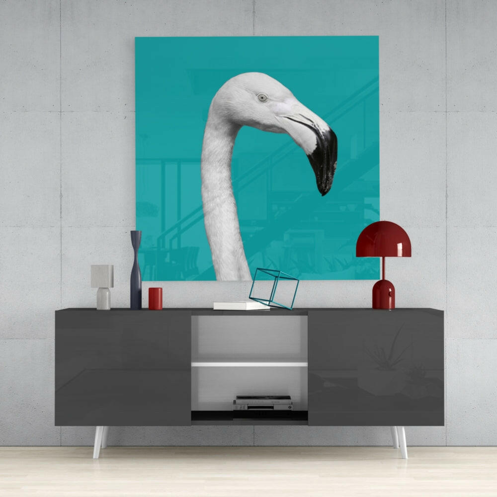 Insigneart USA Insigneart USA Flamingo Glass Wall Art