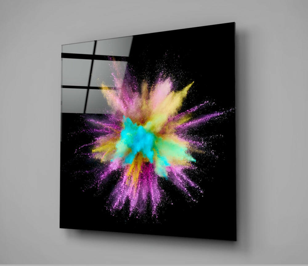 Insigneart USA Insigneart USA Color Explosion Glass Wall Art