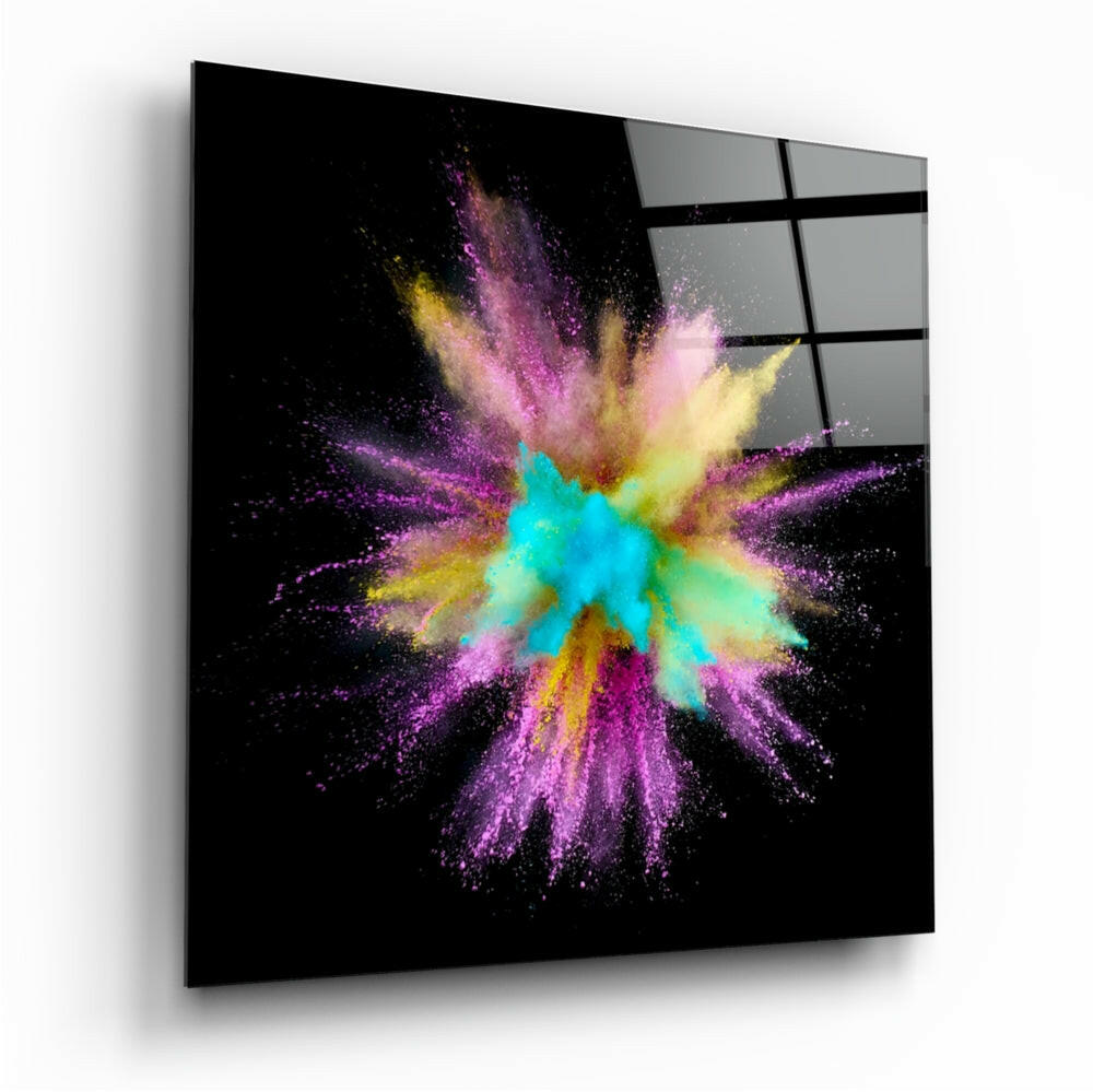 Insigneart USA Insigneart USA Color Explosion Glass Wall Art
