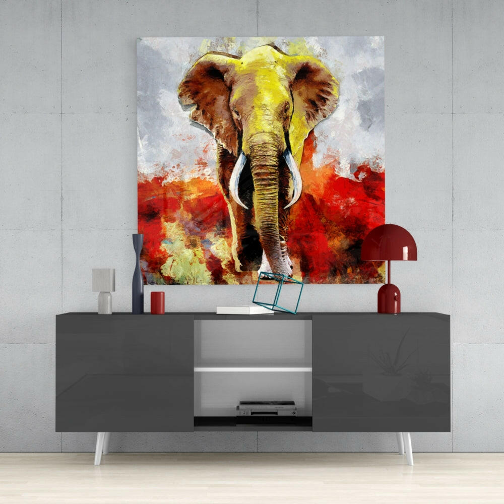 Insigneart USA Insigneart USA Elephant Glass Wall Art