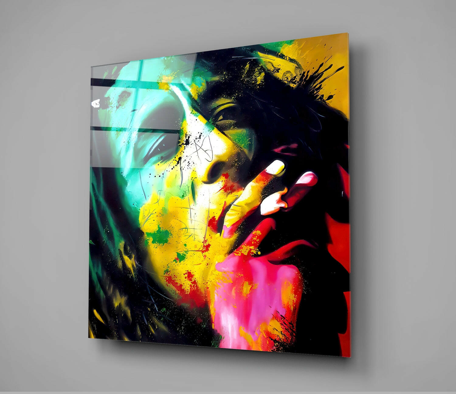 Insigneart USA Insigneart USA Bob Marley Glass Wall Art