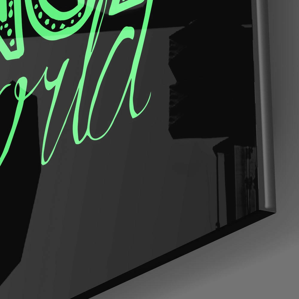 Insigneart USA Insigneart USA “Change Your World” Glass Wall Art