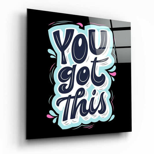 Insigneart USA Insigneart USA “You Got This” Glass Wall Art