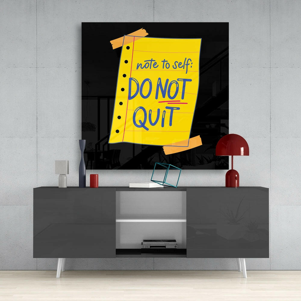 Insigneart USA Insigneart USA “Note To Self” Glass Wall Art