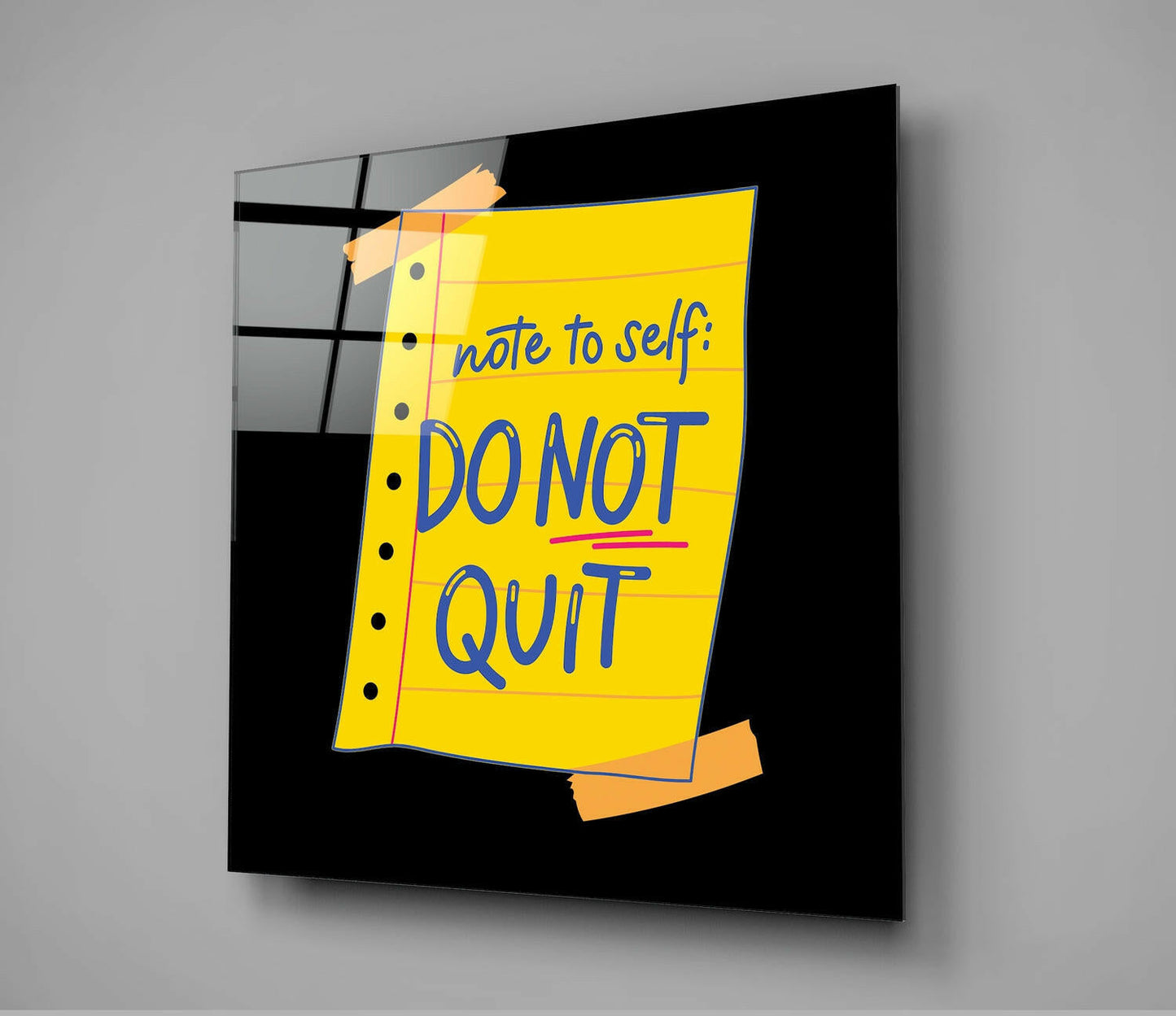 Insigneart USA Insigneart USA “Note To Self” Glass Wall Art