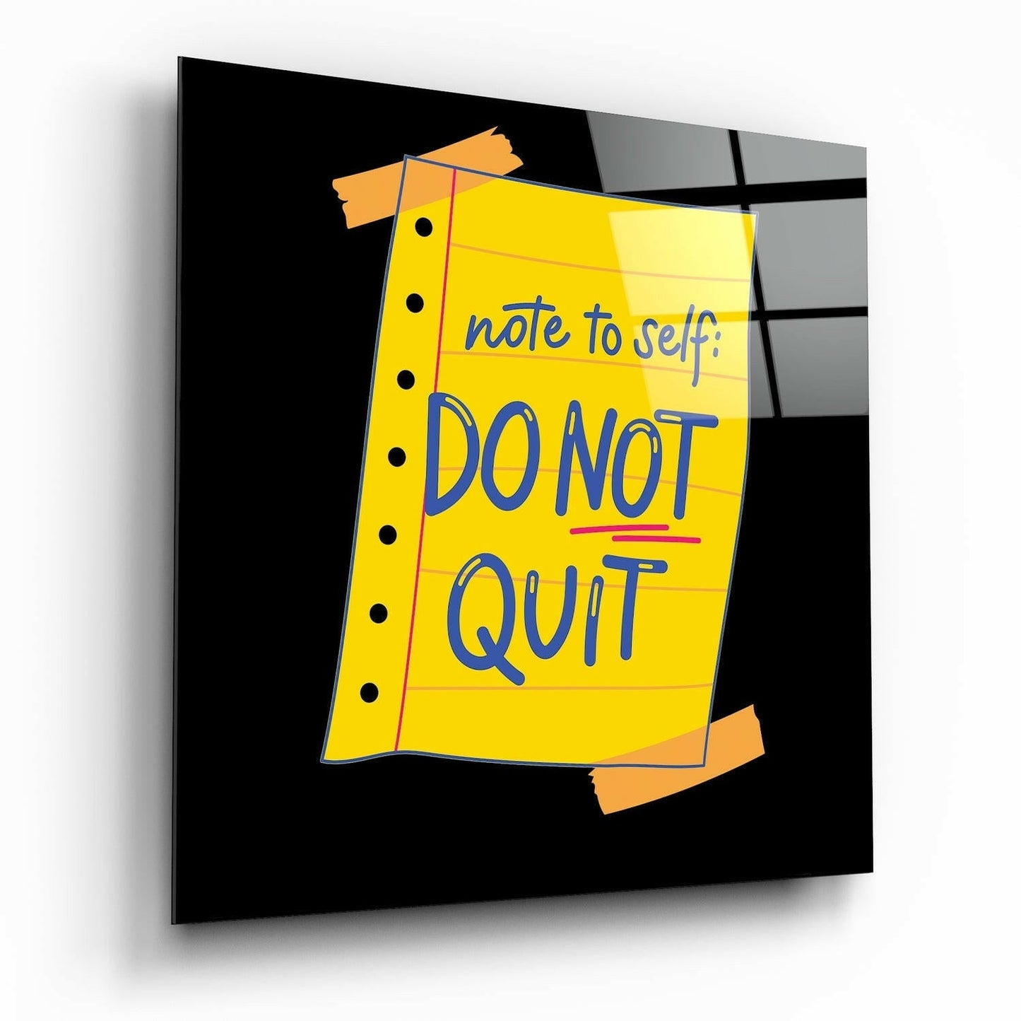 Insigneart USA Insigneart USA “Note To Self” Glass Wall Art