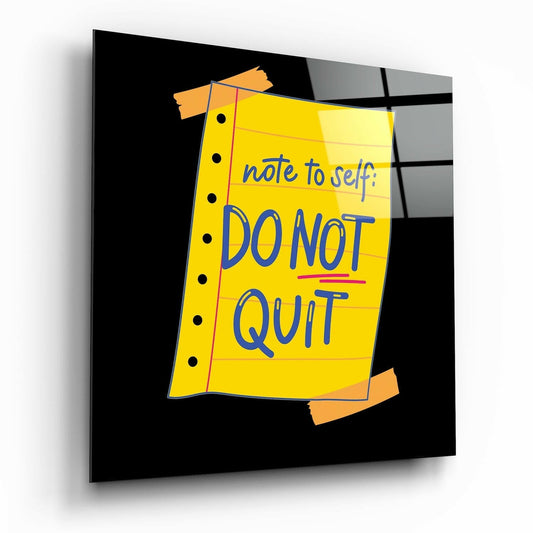 Insigneart USA Insigneart USA “Note To Self” Glass Wall Art