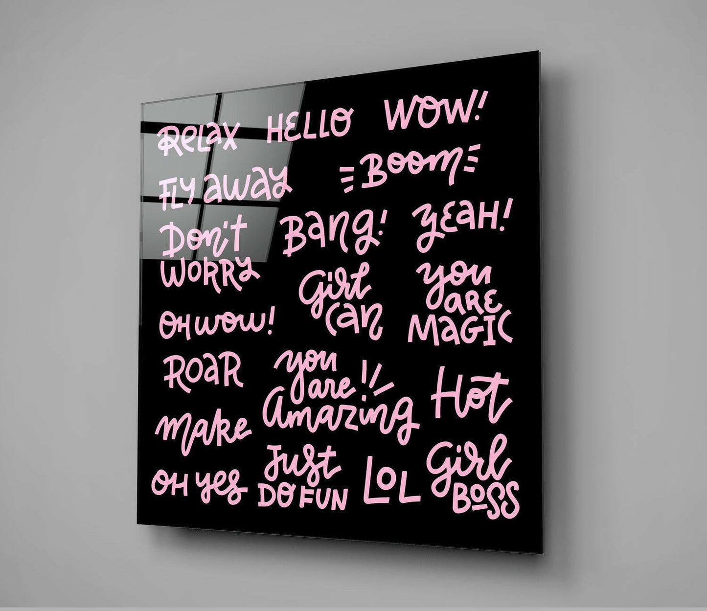Insigneart USA Insigneart USA “Relax” Glass Wall Art