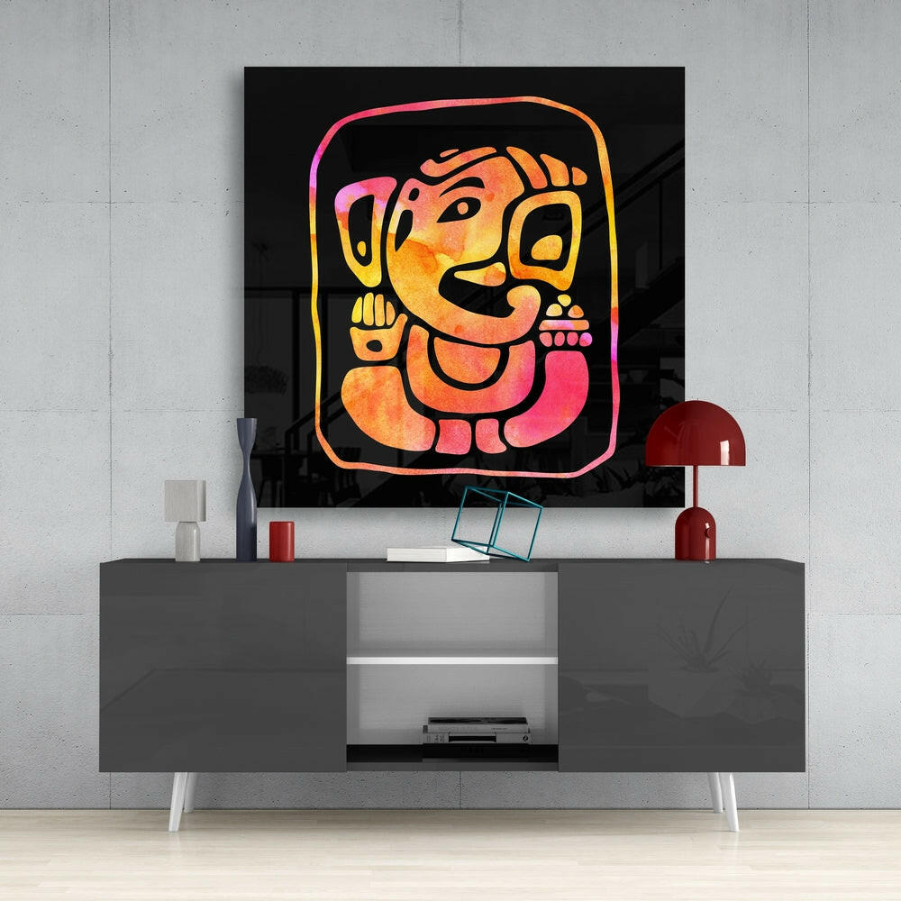 Insigneart USA Insigneart USA Ganesha Glass Wall Art