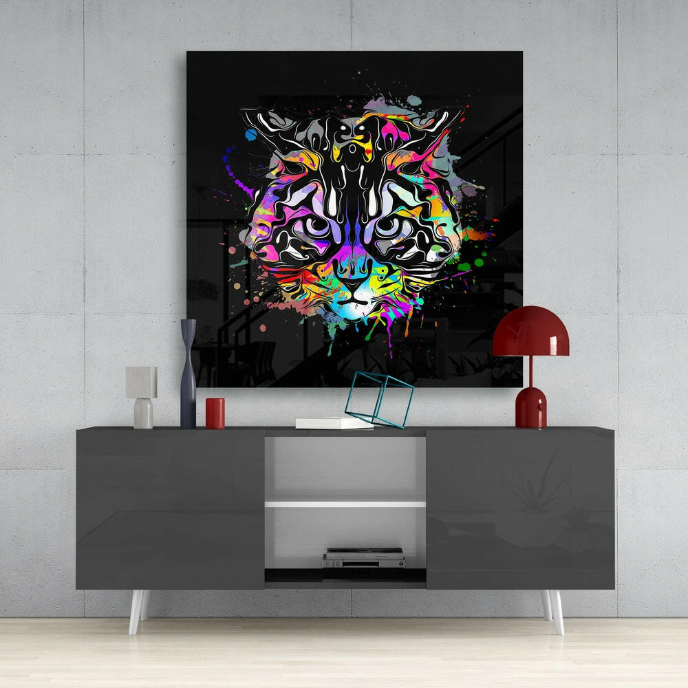 Insigneart USA Insigneart USA Cat Art Glass Wall Art