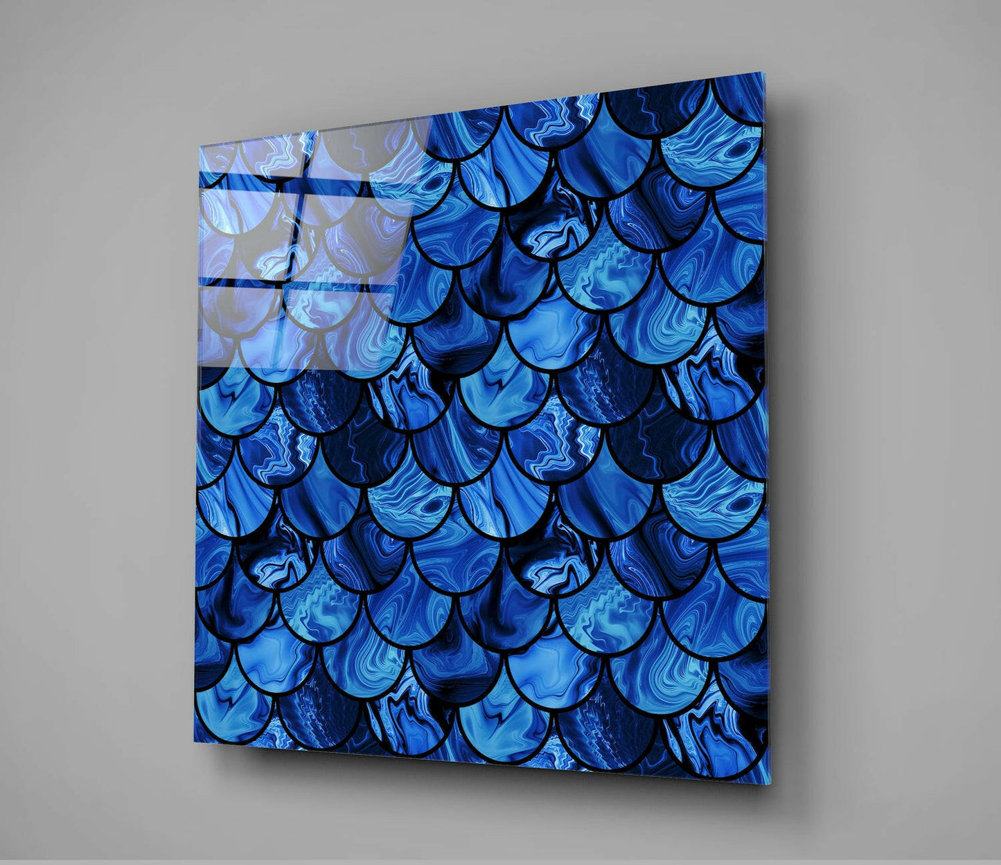 Insigneart USA Insigneart USA Fish Scale Glass Wall Art