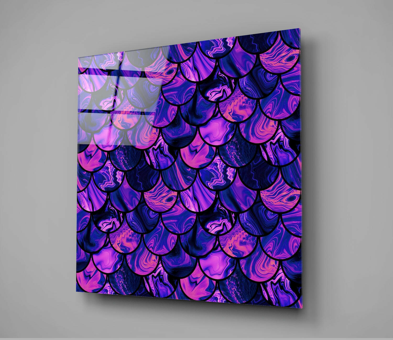 Insigneart USA Insigneart USA Fish Scale Glass Wall Art