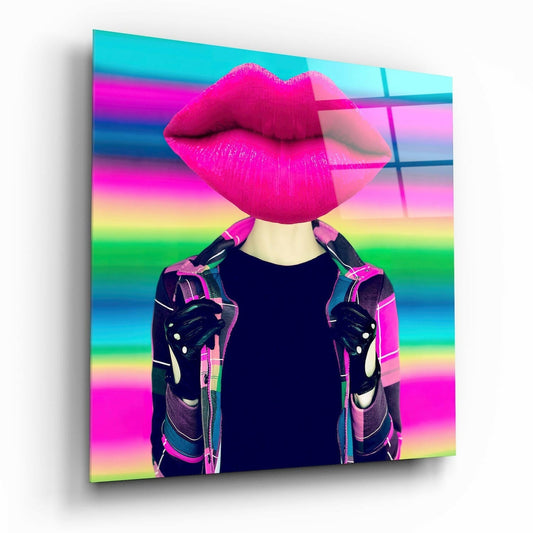 Insigneart USA Insigneart USA Head Lip Glass Wall Art