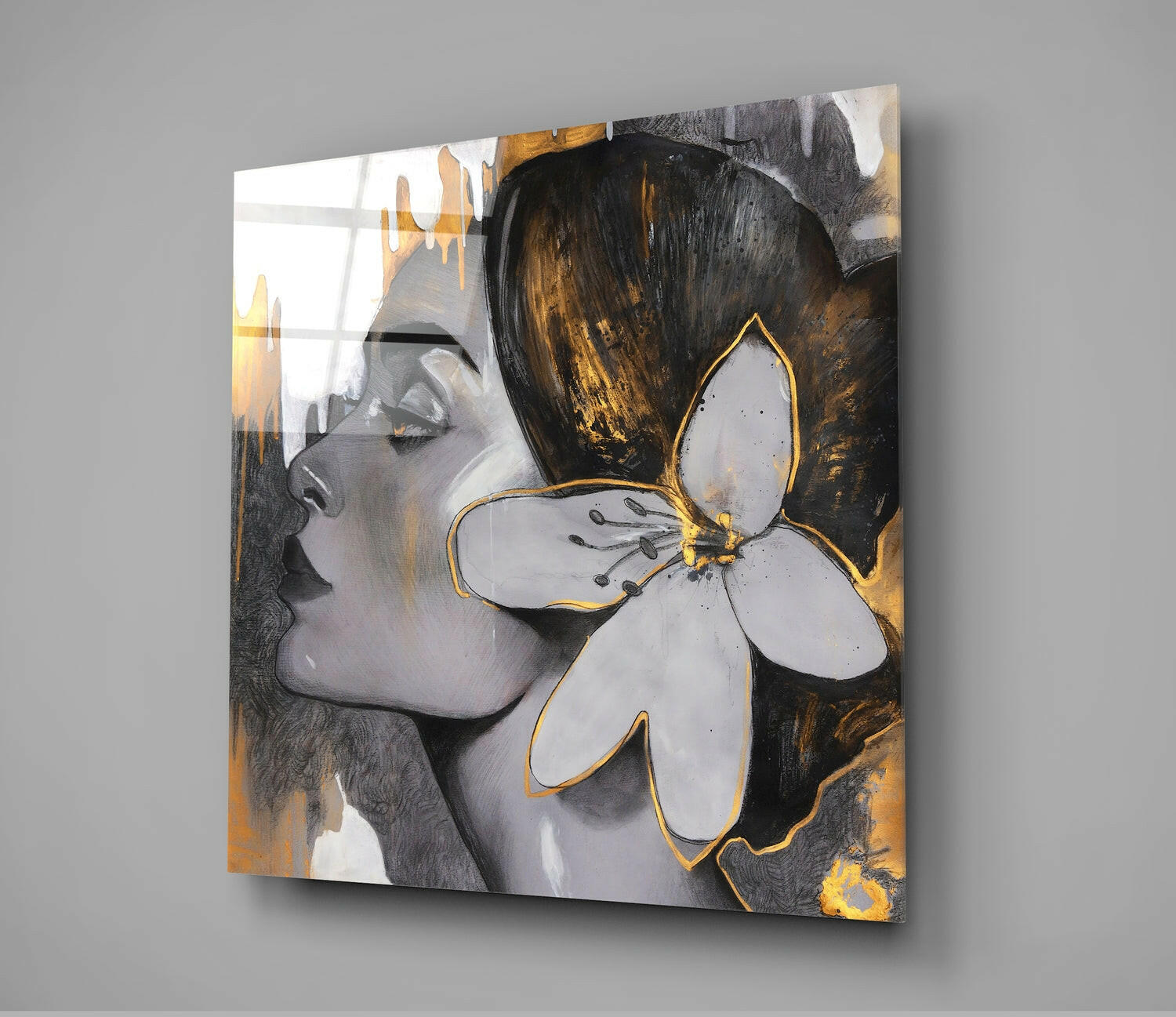 Insigneart USA Insigneart USA Flower Crown Glass Wall Art