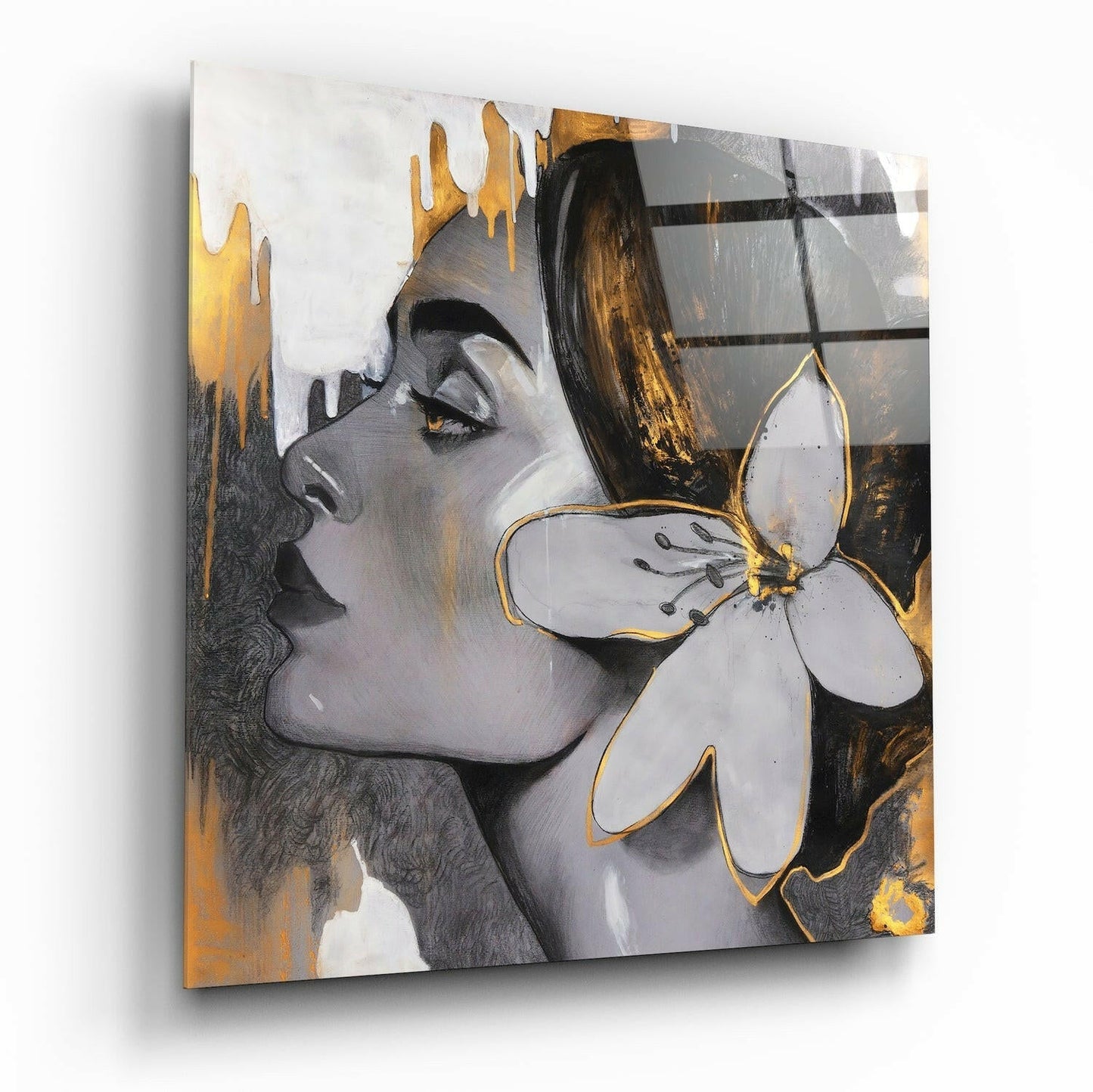 Insigneart USA Insigneart USA Flower Crown Glass Wall Art