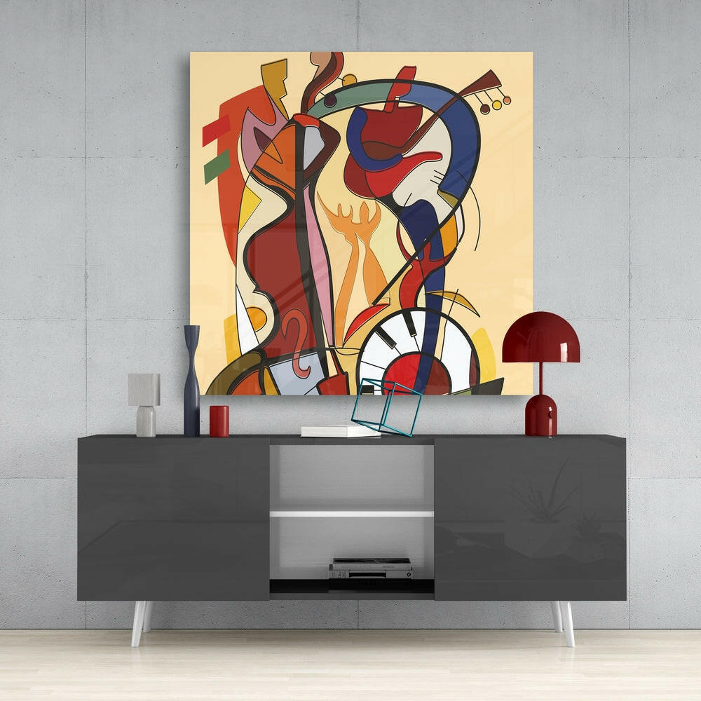 Insigneart USA Insigneart USA Alfred Gockel Wild Party Glass Wall Art