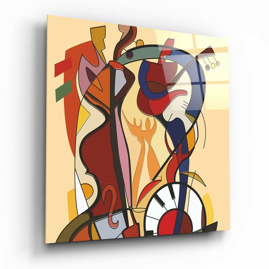 Insigneart USA Insigneart USA Alfred Gockel Wild Party Glass Wall Art
