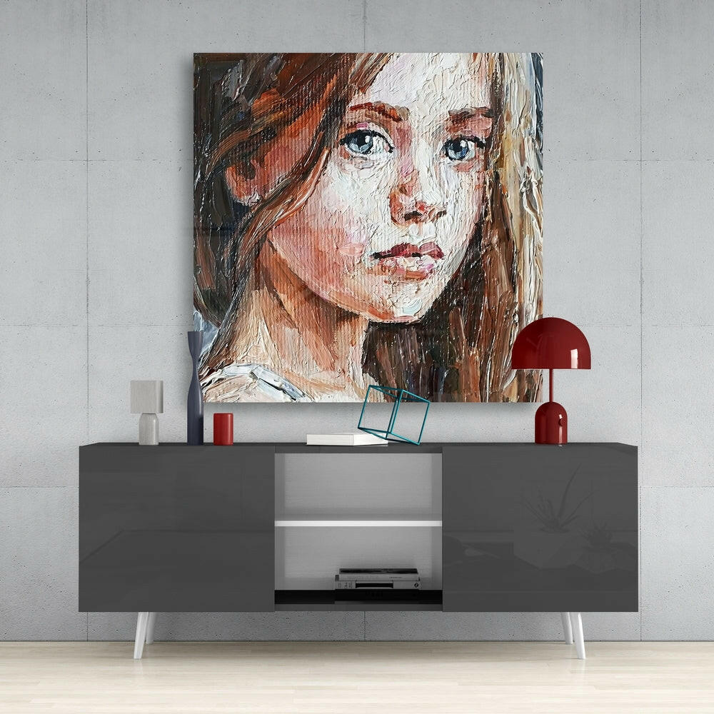 Insigneart USA Insigneart USA Girl Glass Wall Art