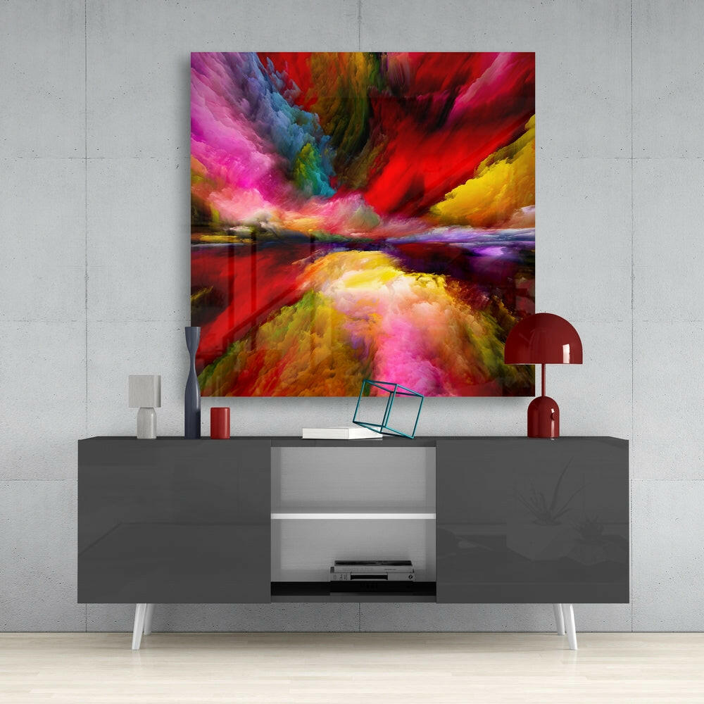Insigneart USA Insigneart USA Color Explosion Glass Wall Art