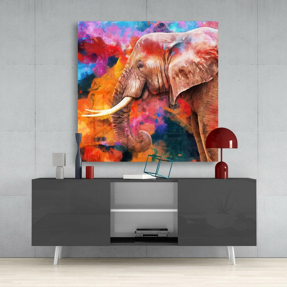 Insigneart USA Insigneart USA Elephant Glass Wall Art