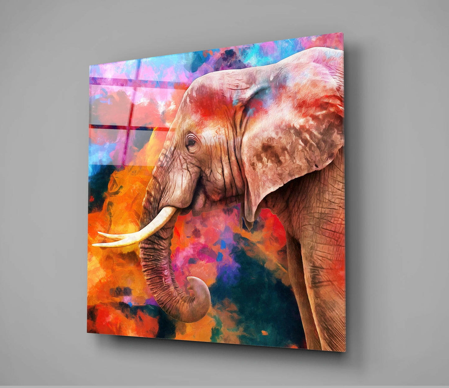 Insigneart USA Insigneart USA Elephant Glass Wall Art