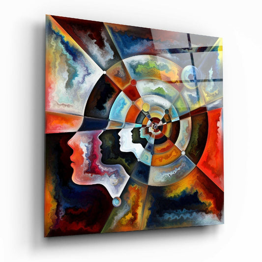 Meditation Glass Wall Art Insigneart USA
