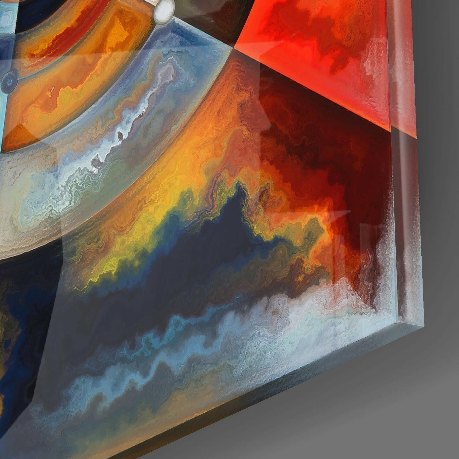 Meditation Glass Wall Art Insigneart USA