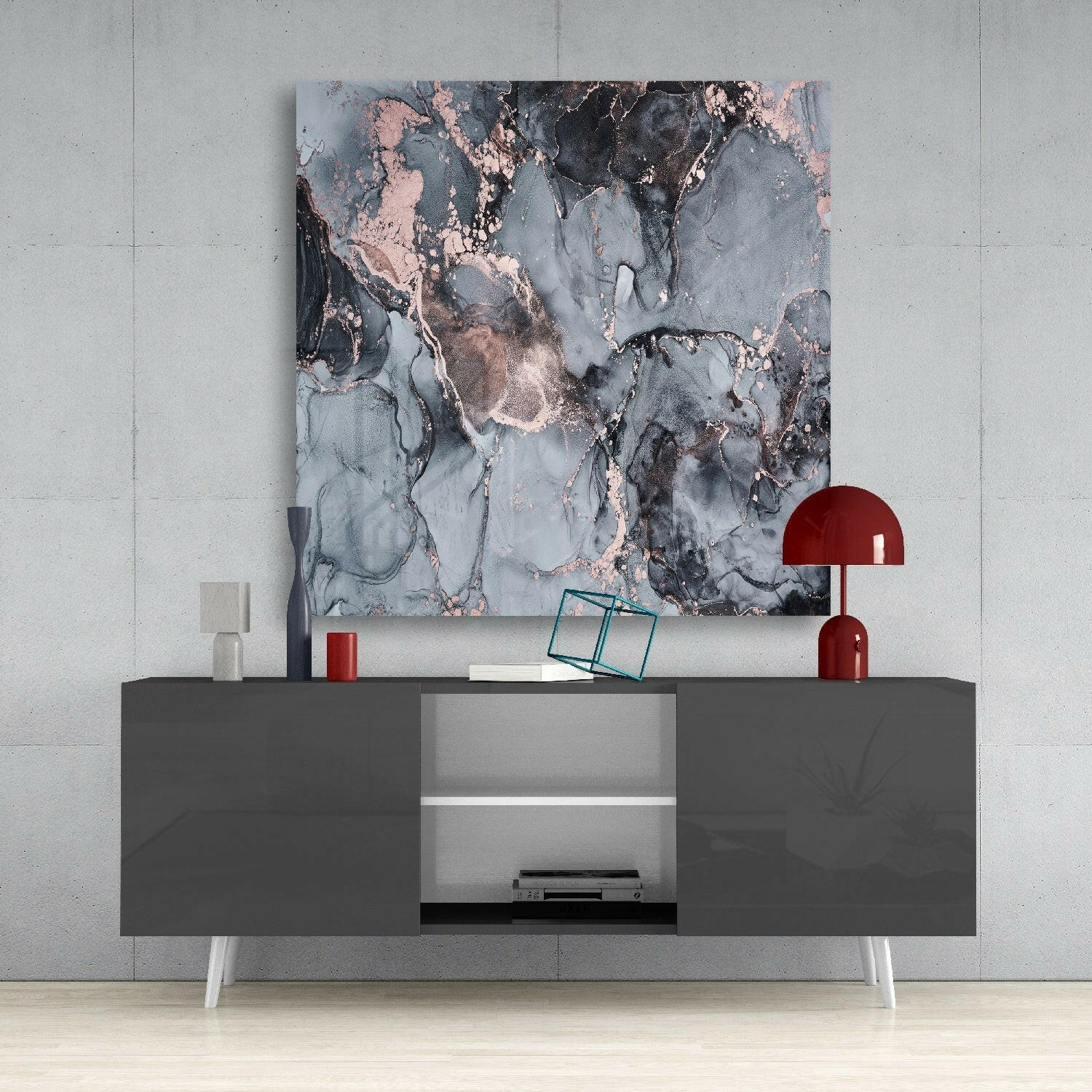 Marble Glass Wall Art Insigneart USA