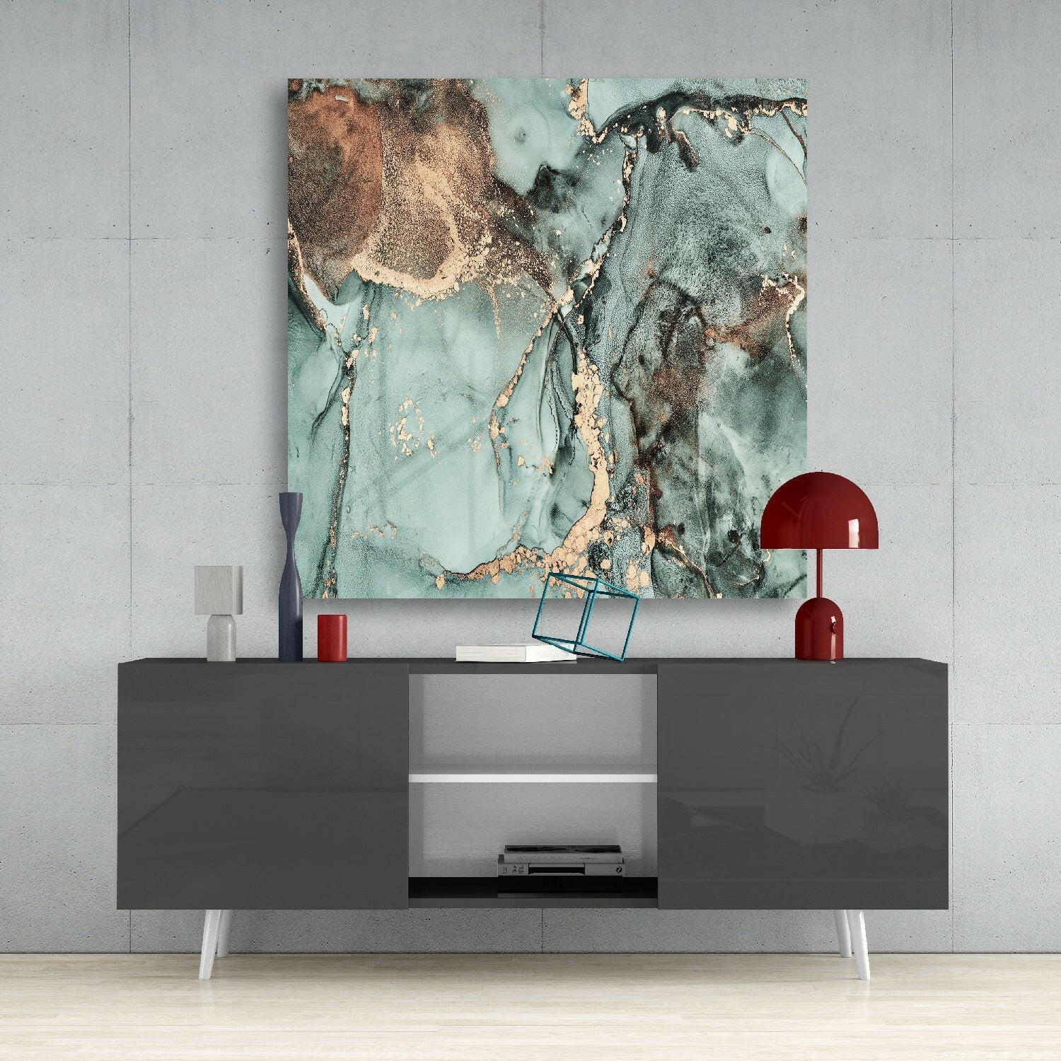 Insigneart USA Insigneart USA Colored Marble Glass Wall Art