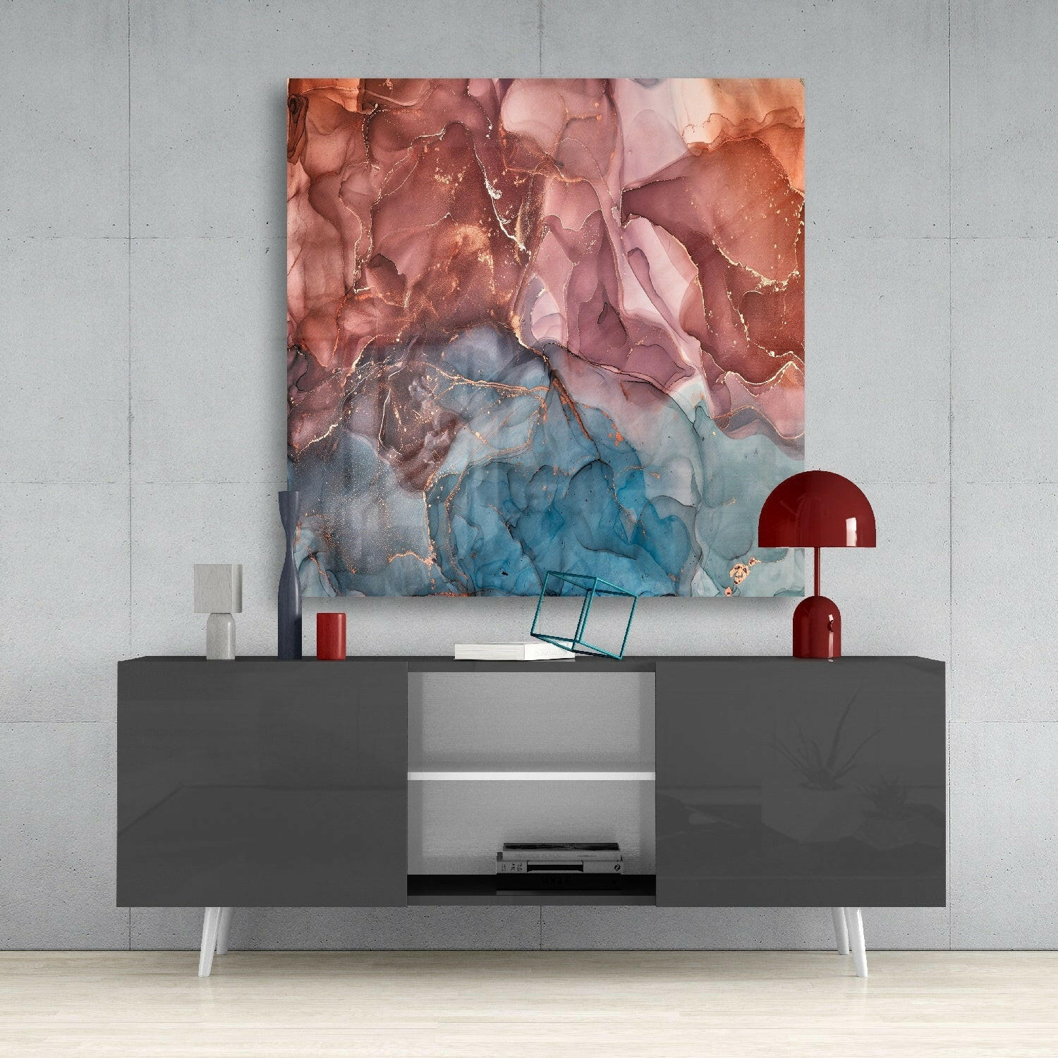 Insigneart USA Insigneart USA Colored Marble Glass Wall Art