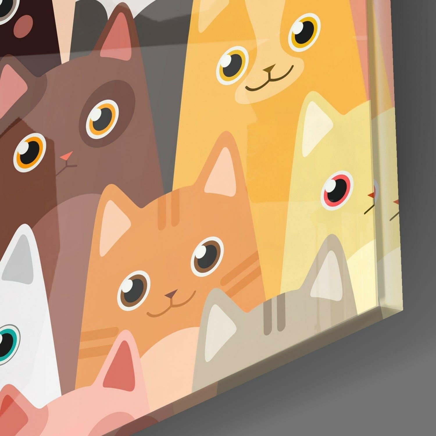 Insigneart USA Insigneart USA Cats Glass Wall Art