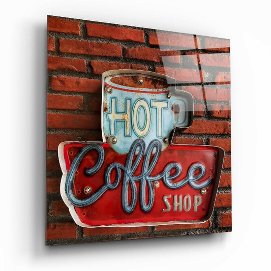 Insigneart USA Insigneart USA Hot Coffee Glass Wall Art