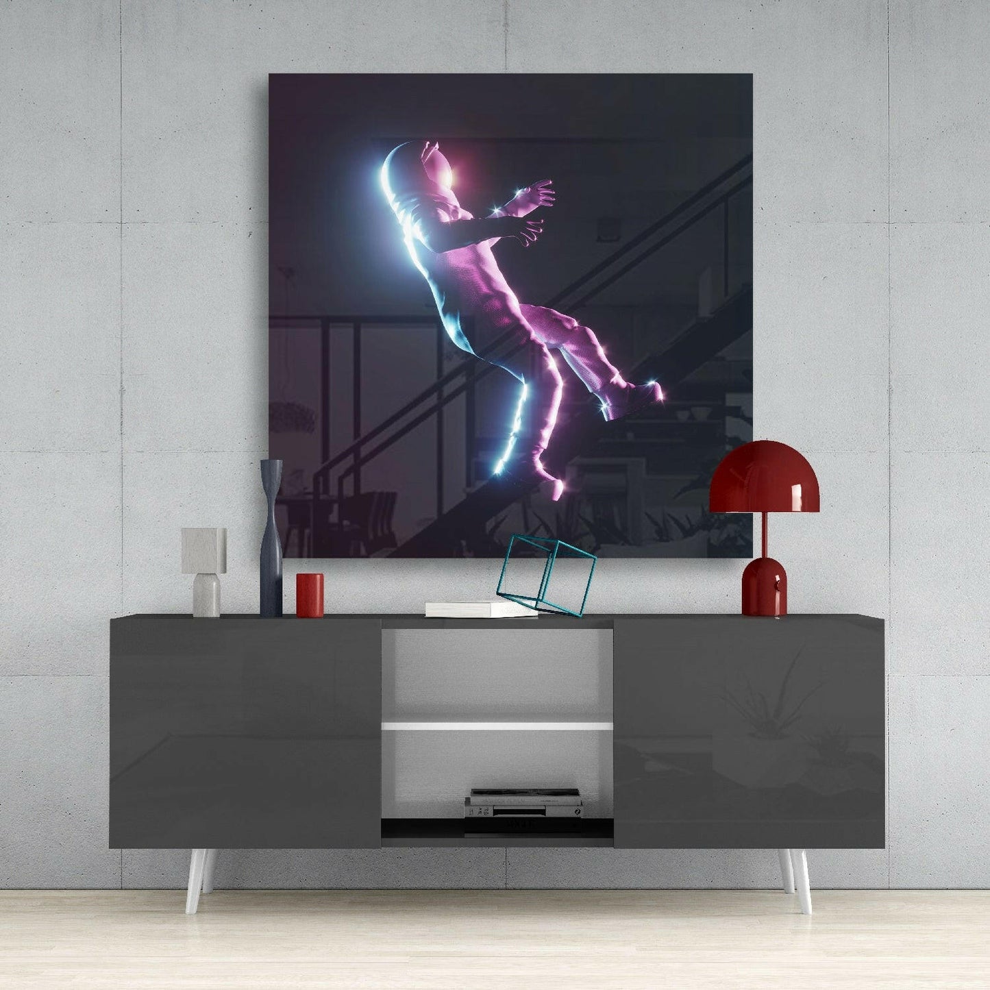 Insigneart USA Insigneart USA Astronaut Glass Wall Art