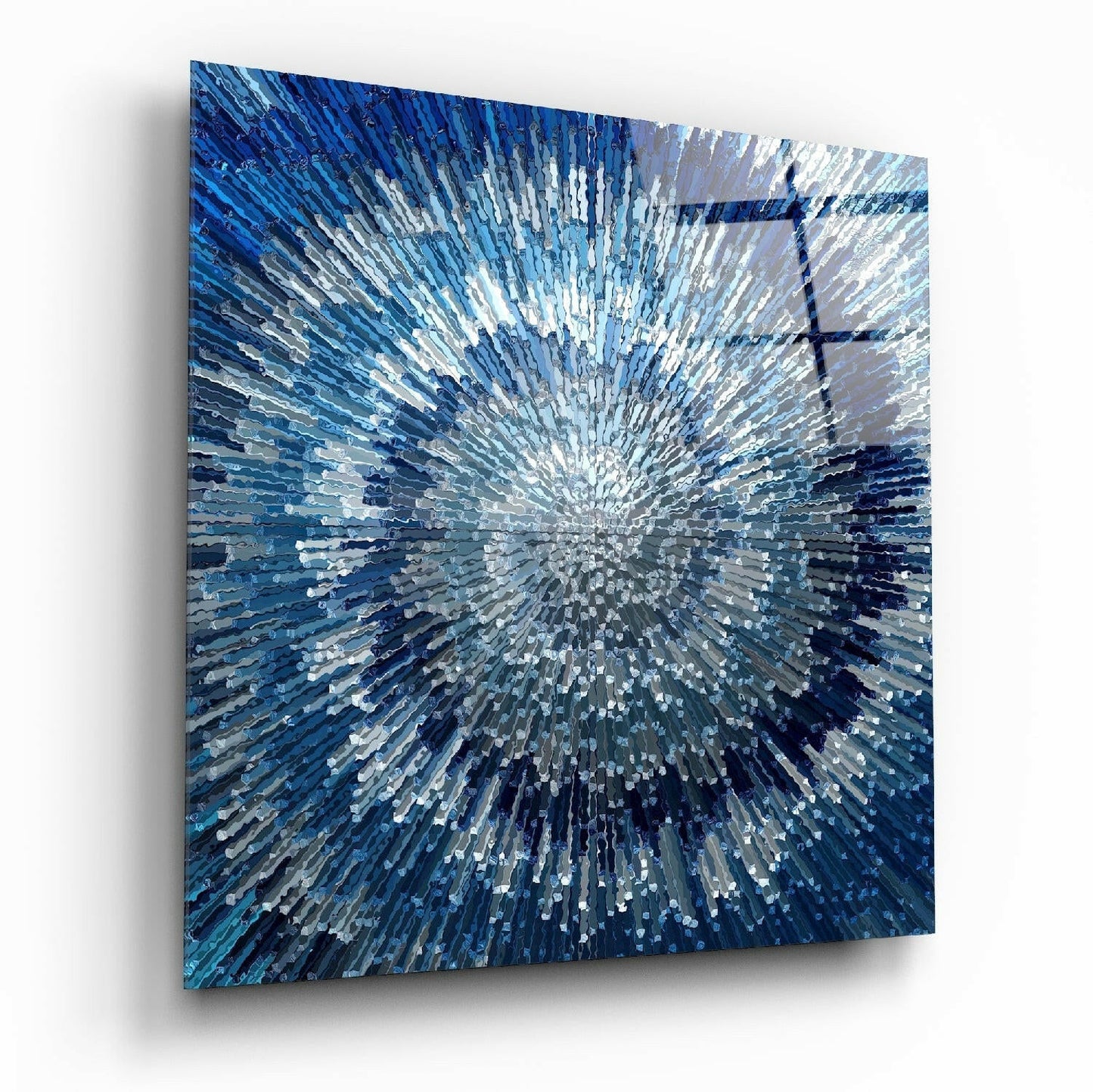 Insigneart USA Insigneart USA Cycle of Blue Glass Wall Art