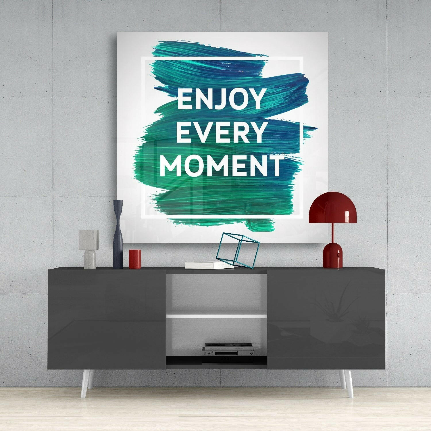Insigneart USA Insigneart USA Enjoy the Moment Glass Wall Art