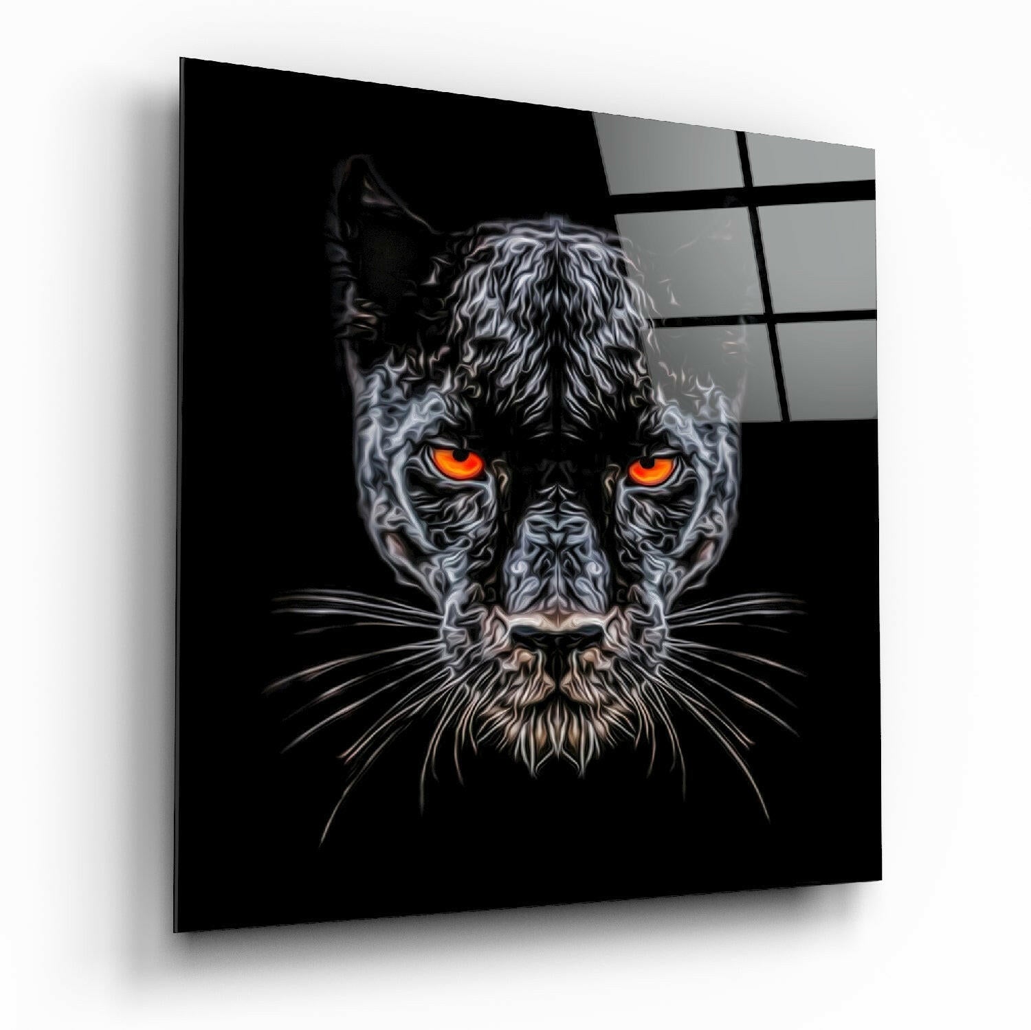 Insigneart USA Insigneart USA Panther Glass Wall Art