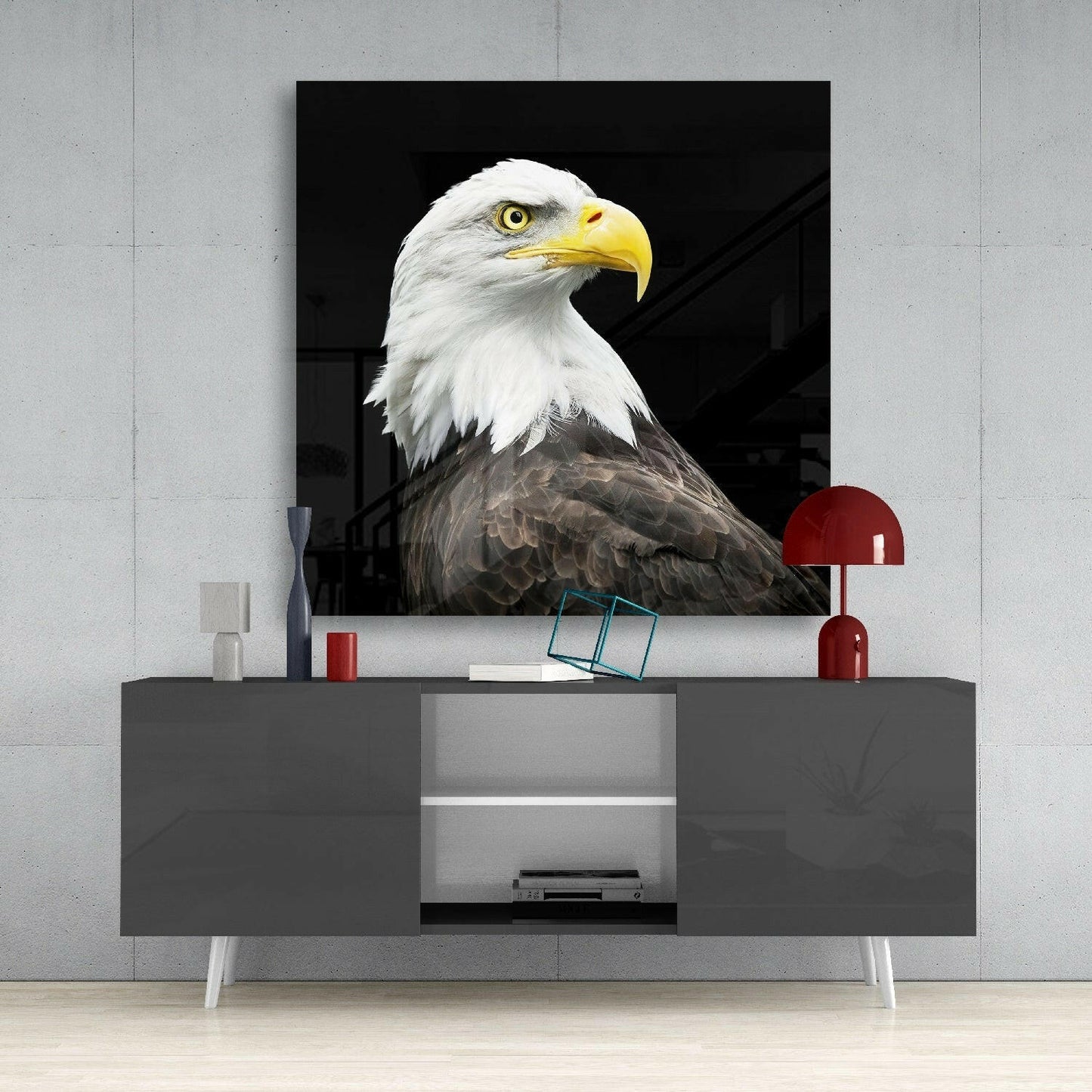 Insigneart USA Insigneart USA Eagle Glass Wall Art
